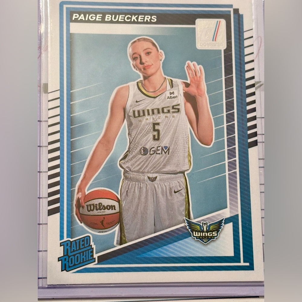 Paige Bueckers Basketball Card Rated Rookie Dallas Wings #86